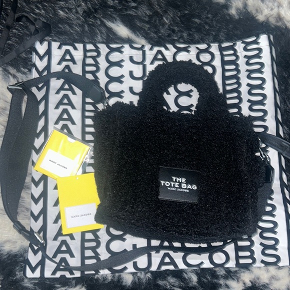 Marc Jacobs mini tote bag teddy black